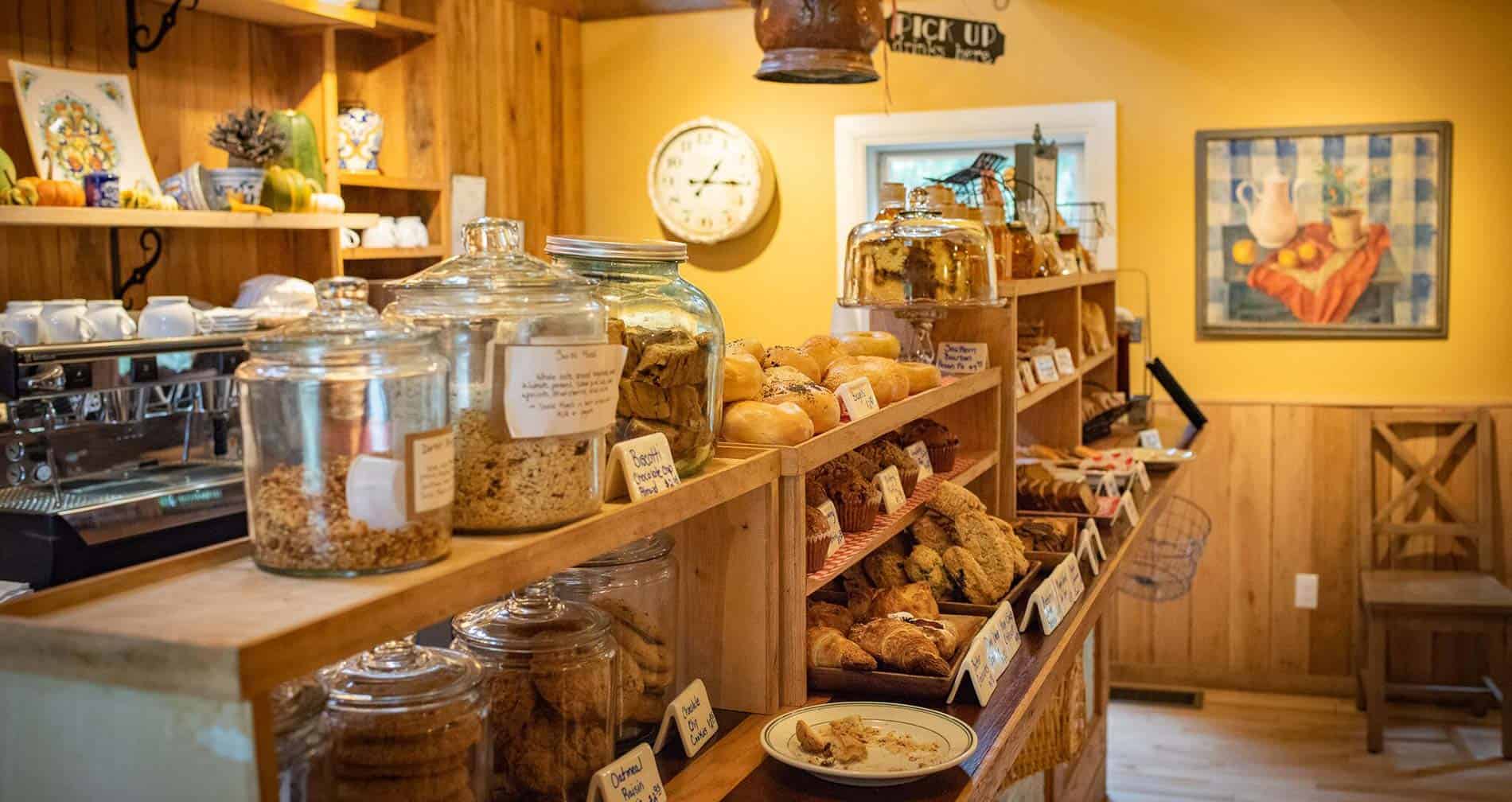 At Dorset Bakery, all our goodies are made from scratch using fresh, local ingredients. Enjoy hand-made crusty breads, morning pastries, unique sandwiches, healthy salads, tasty soups, decadent sweets, and more.
