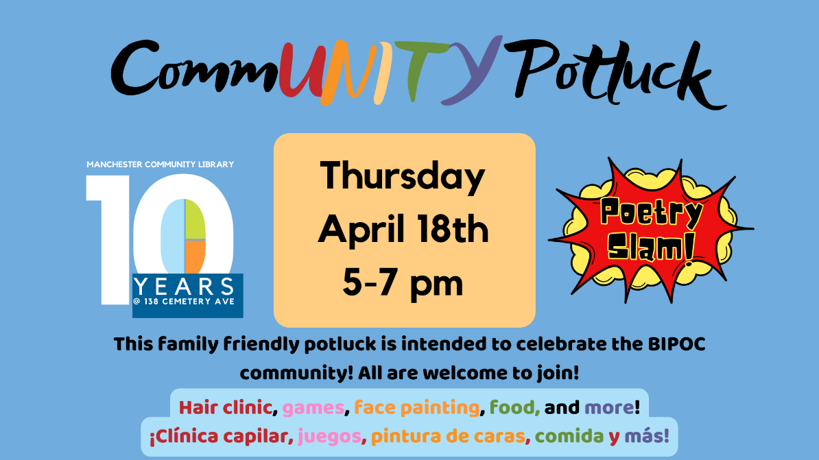 Celebrating Cultural Diversity: A Community Potluck & POETRY SLAM!